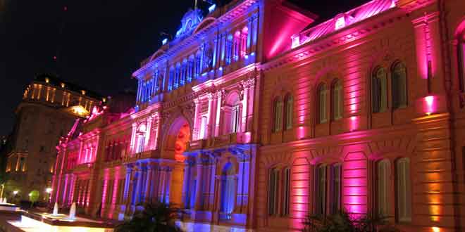 Buenos Aires Night City Tour. Discover the night version of the city, a vibrant nightlife illuminated in different colors, touring through 5 districts