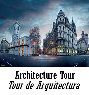 Buenos Aires Architecture Tour. Visit iconic buildings, modern constructions and historic sites. 4 different tours.
