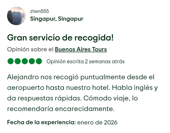 Reseñas sobre nuestros servicios. Los comentarios de nuestros pasajeros reflejan mejor quiénes somos.