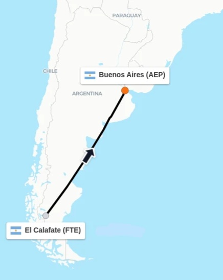 Voyage à El Calafate au départ de Buenos Aires. 4 jours, 3 nuits. Tout compris.